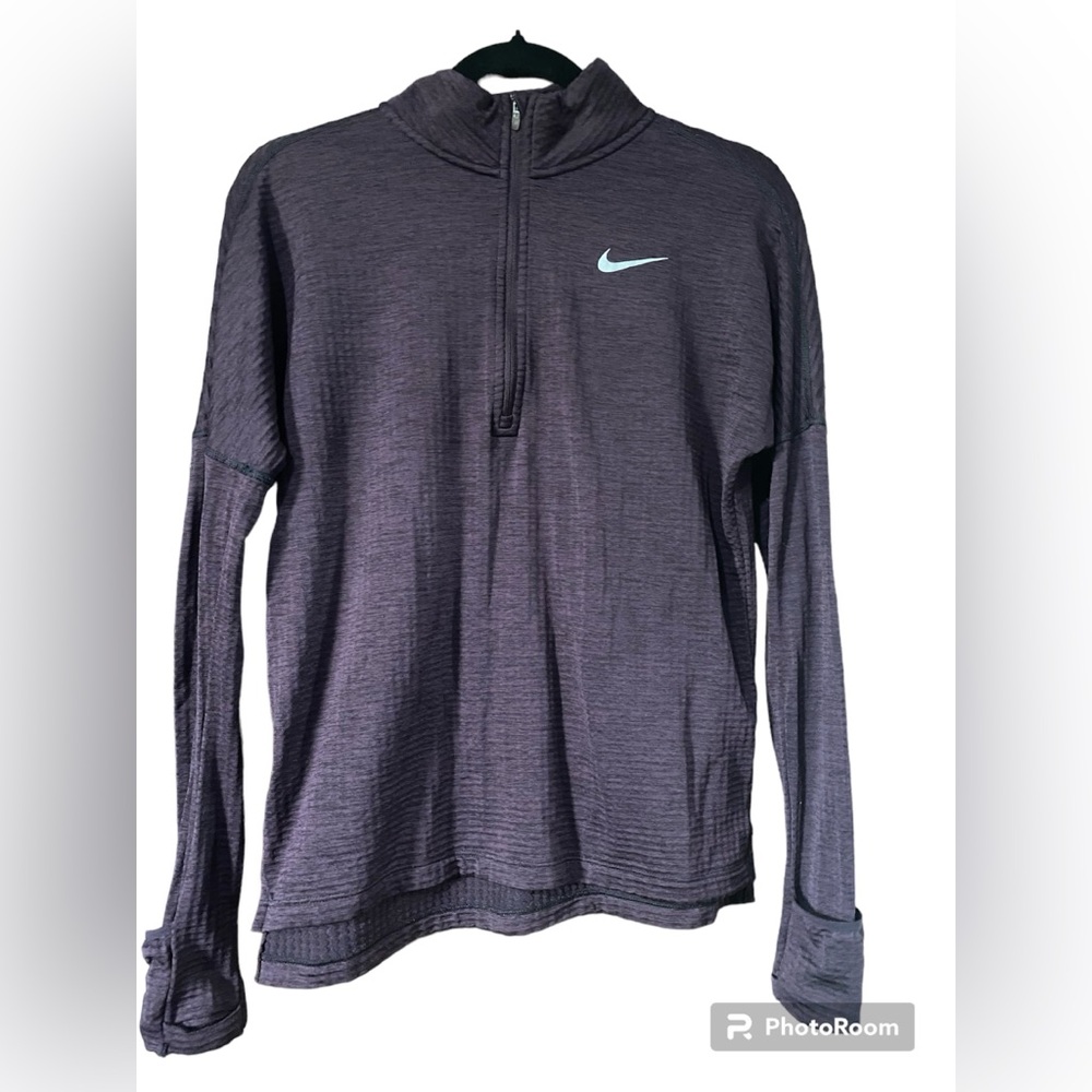 Nike Dri Fit Therma Element 1/4 Zip Running Pullover Top